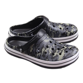 American Club fekete terepszínű fekete férfi papucs American Club fekete terepszínű fekete férfi papucs