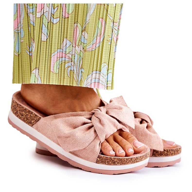 PG1 Papucs az olyan kényelmes rózsaszín platformon