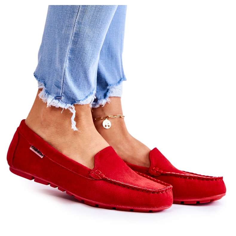 PH1 Piros Millare Suede női naplopók