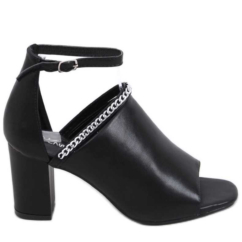 Mary Black magas sarkú szandál fekete