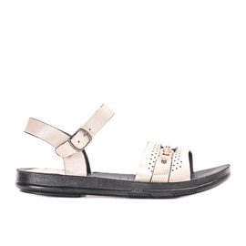 Bézs színű Lehti női szandál sokszínű