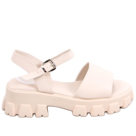 Szandál vastag Saint Beige talpon bézs