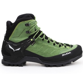 Salewa Ms Mtn Trainer Mid Gtx M 63458-5949 túracipő fekete zöld
