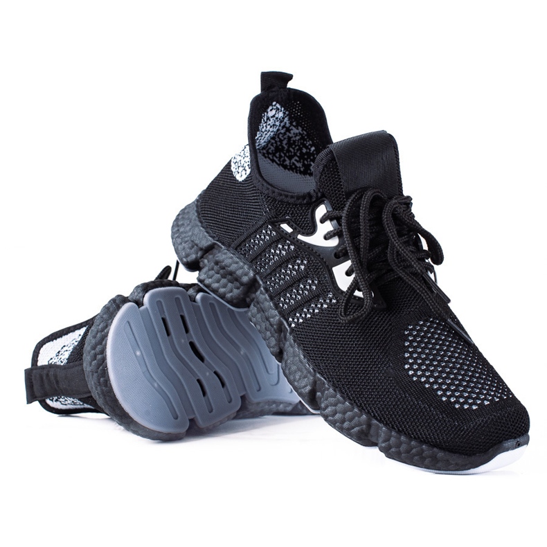 SHELOVET Könnyű sportcipő fekete