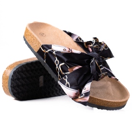 SHELOVET Fekete Papucs masnival