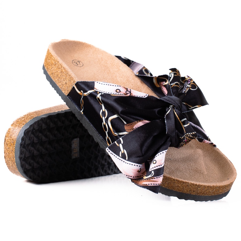 SHELOVET Fekete Papucs masnival