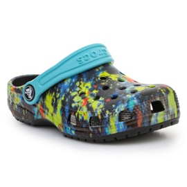 Crocs Classic Tie Dye Graphic Kids Clog Jr 206995-4SW sokszínű