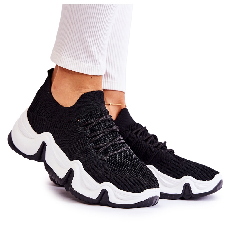 PG1 Női Black Dayen Slip-On tornacipő fekete