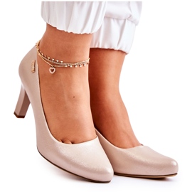 Női pumpák Sergio Leone Arany Fényes Orsola aranysárga