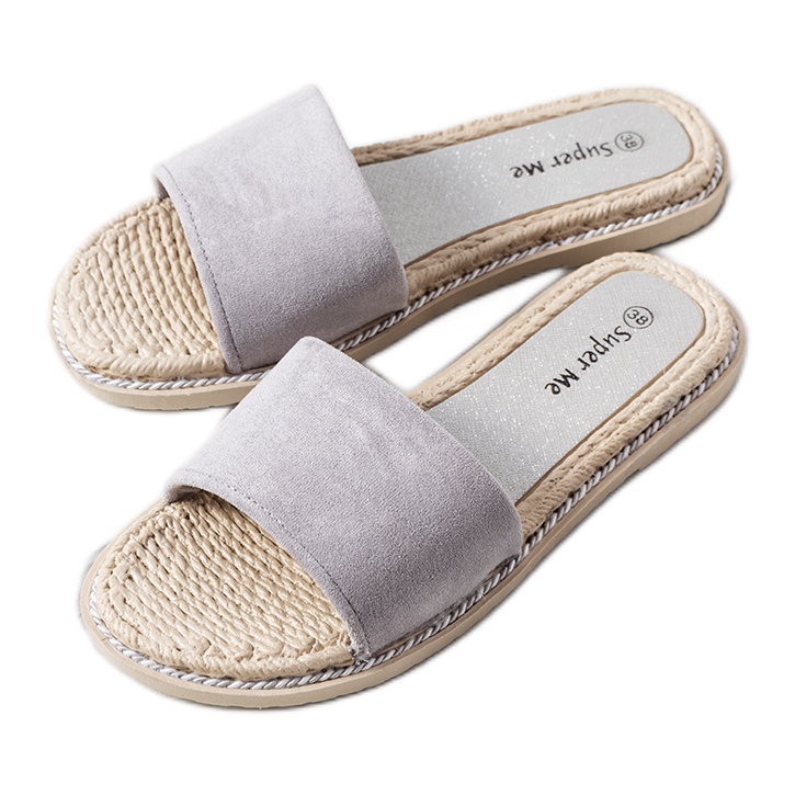 Szürke női Staton papucs