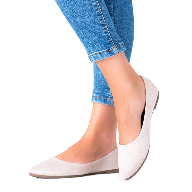 W. Potocki Velúr balerinák a Potockitól bézs W. Potocki Velúr balerinák a Potockitól bézs