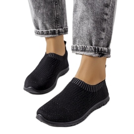 Sisko női fekete tornacipő