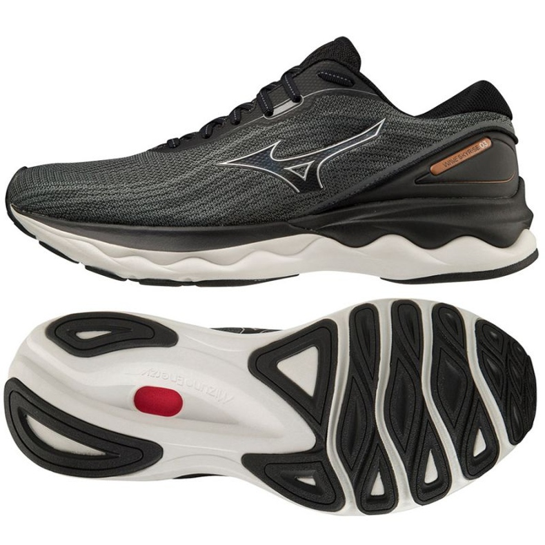 Mizuno Wave Skyrise 3 futócipő J1GC220904 fekete