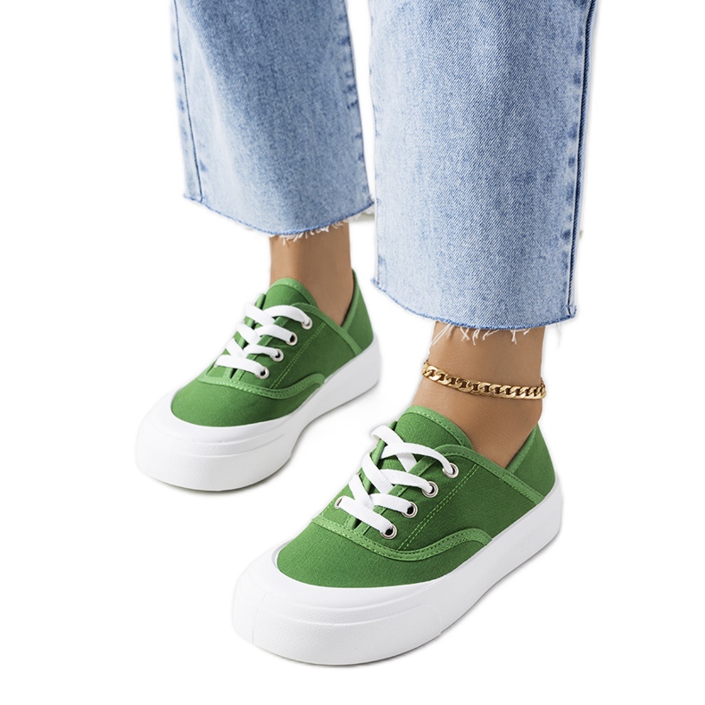 Zöld Jesperse tornacipő