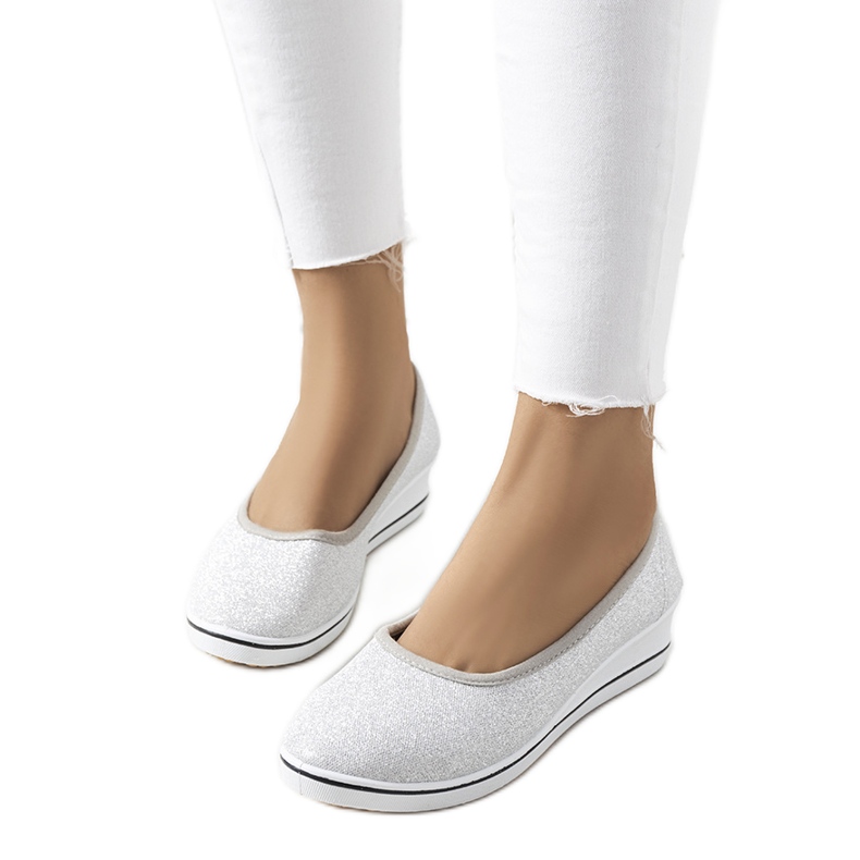 Friis ezüst ék alakú tornacipő Friis ezüst ék alakú tornacipő