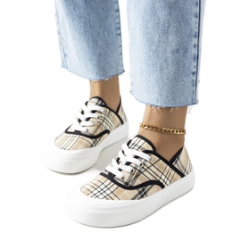 Bézs Jesperse tornacipő