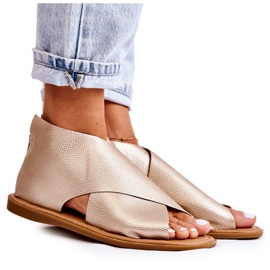 S.Barski Női bőr szandál Gold Catalise aranysárga S.Barski Női bőr szandál Gold Catalise aranysárga