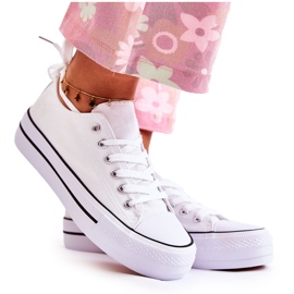 FS3 Női klasszikus tornacipő az emelvényen Fehér Conelle FS3 Női klasszikus tornacipő az emelvényen Fehér Conelle