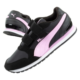 Puma St Runner v2 Jr 365294 08 fekete rózsaszín Puma St Runner v2 Jr 365294 08 fekete rózsaszín
