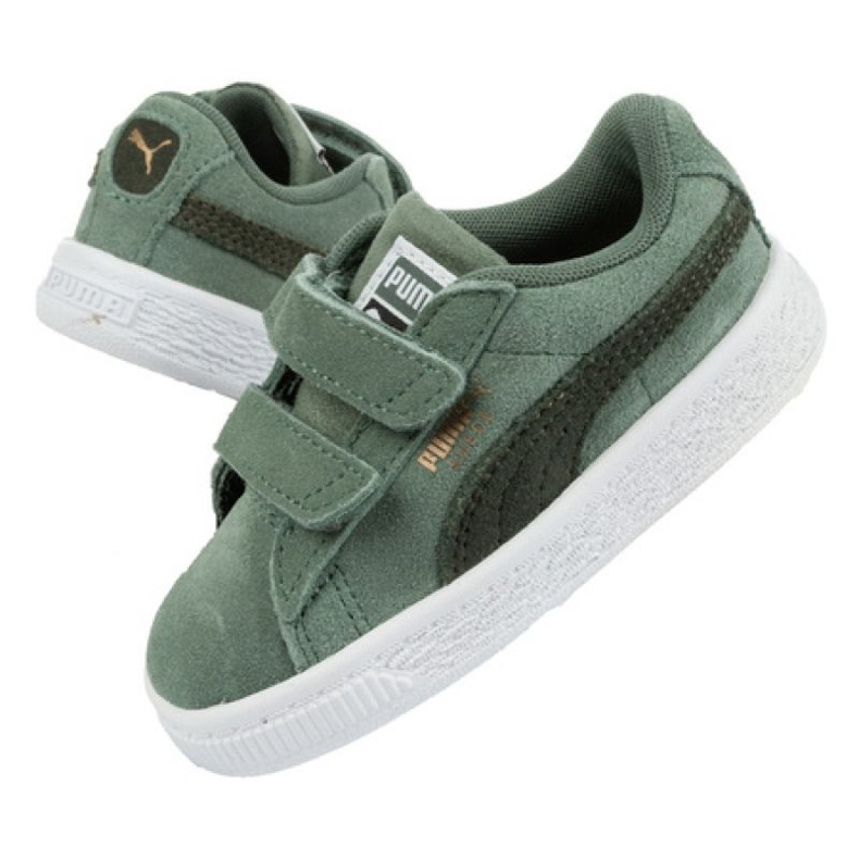 Puma Suede Classics Jr 365077 16 cipő zöld