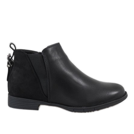 Kayla Shoes Fekete 3086 szigetelt csizma