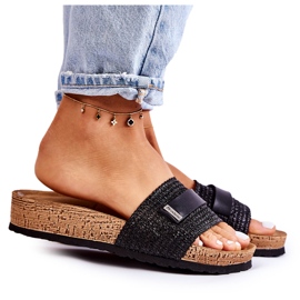 Női klasszikus papucs Inblu NM000025 fekete