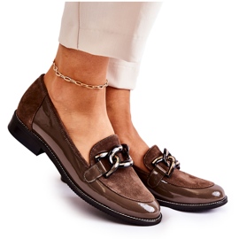 Klasszikus naplopók lánccal Laura Messi 2531 barna