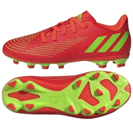 Cipők adidas Predator Edge.4 FxG Jr GW0970 narancssárga neon narancs és vörös