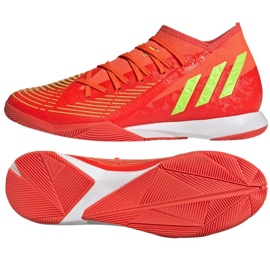 Adidas Predator Edge.3 GV8518 cipőben piros Adidas Predator Edge.3 GV8518 cipőben piros