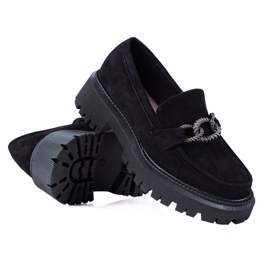 SHELOVET Cipők a platformon fekete