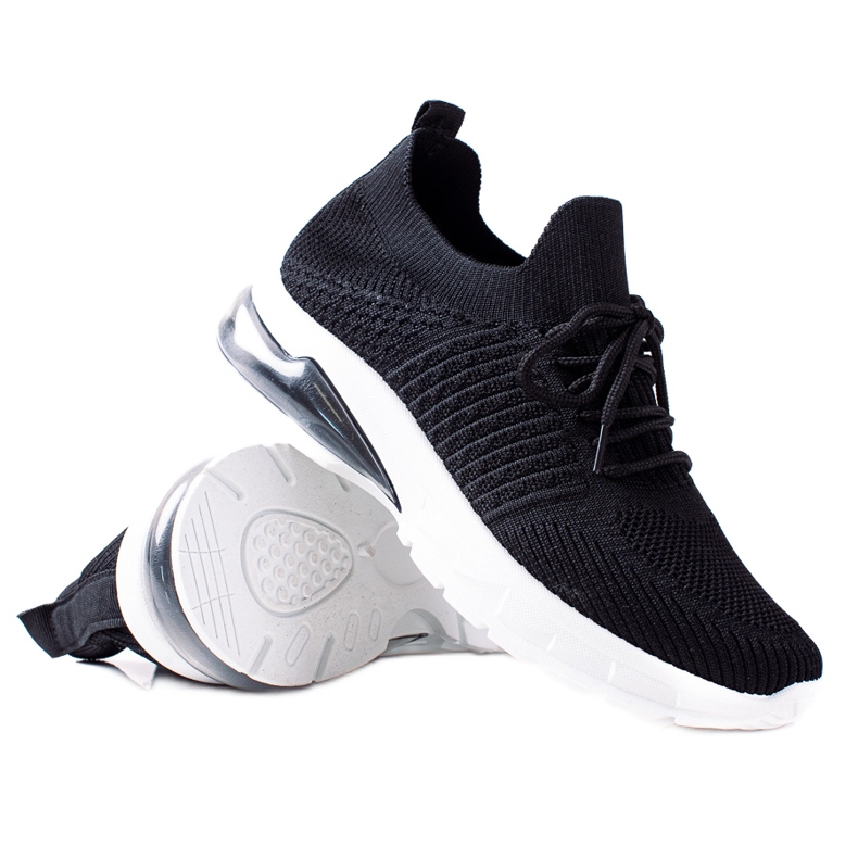 SHELOVET Kényelmes fitneszcipők fekete