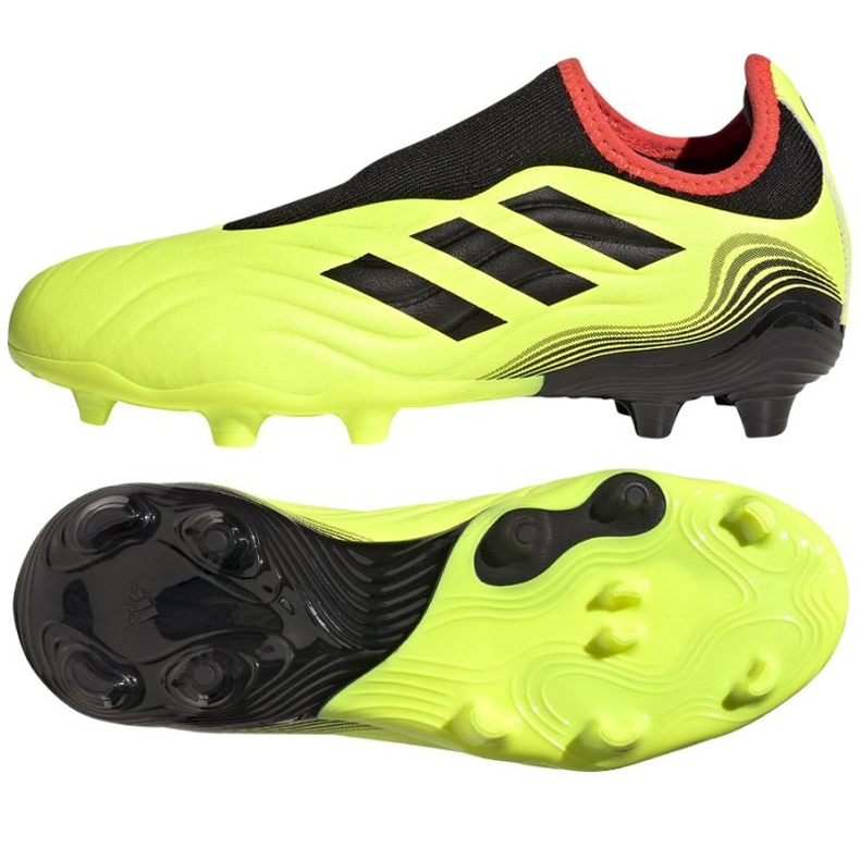 Adidas Copa Sense.3 Ll Fg Jr GZ1383 futballcipő sárga sárgák