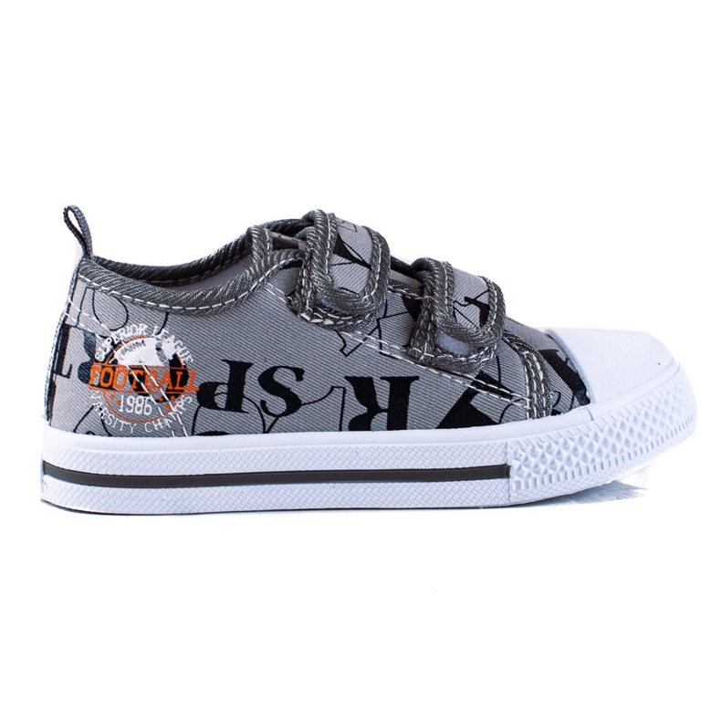 Shelovet fiú tornacipő szürke tépőzárral