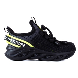 Vico gyerek sportcipő, kétszínű anyagból fekete szürke