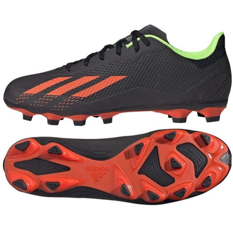 Adidas X Speedportal.4 FxG M GW8493 futballcipő fekete fekete