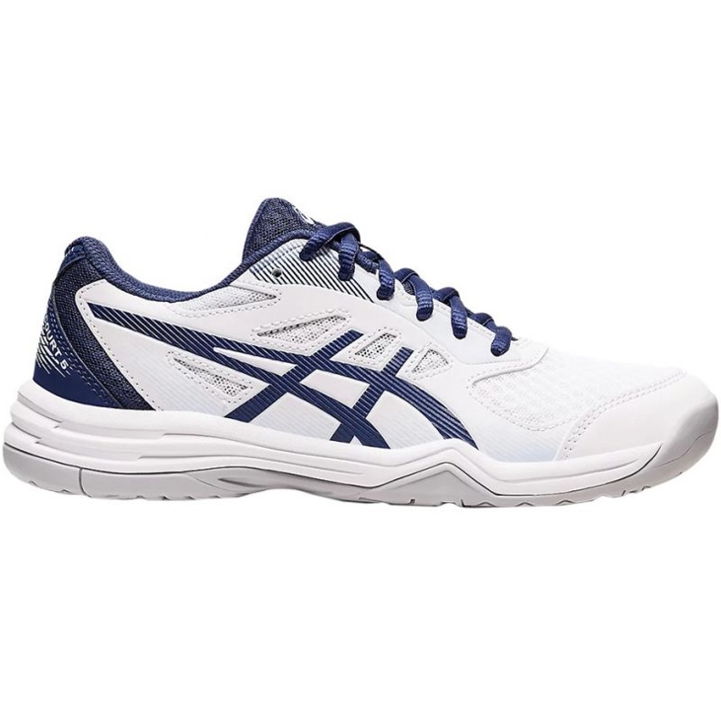 Asics Upcourt 5 W 1072A088 100-as röplabda cipő fehér sötétkék Asics Upcourt 5 W 1072A088 100-as röplabda cipő fehér sötétkék