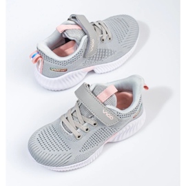 Vico áttört világosszürke tornacipő gyerekeknek