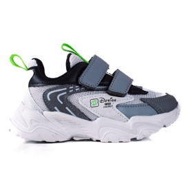 Shelovet fiú tornacipő vastag talppal, világosszürke Shelovet fiú tornacipő vastag talppal, világosszürke