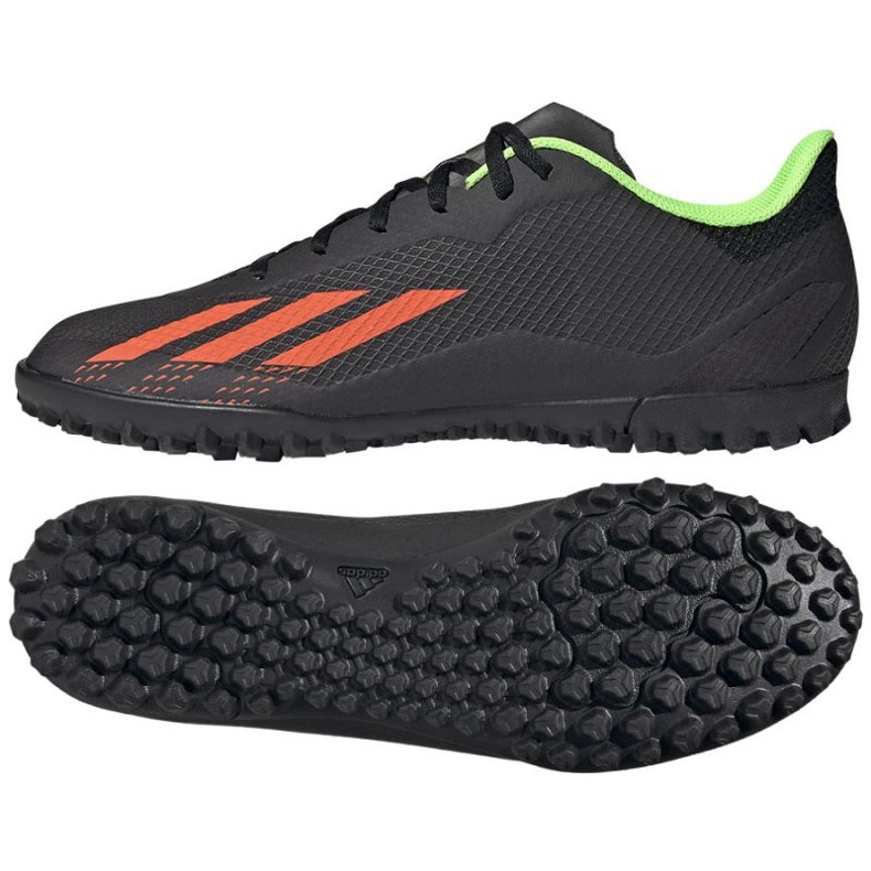 Adidas X Speedportal.4 Tf M GW8506 focicipő fekete fekete Adidas X Speedportal.4 Tf M GW8506 focicipő fekete fekete