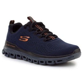 Skechers Glide Step Fastun Up M 232136-NVBK fekete sötétkék