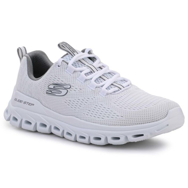 Skechers Glide Step Fasten Up Fehér M 232136-WHT szürke Skechers Glide Step Fasten Up Fehér M 232136-WHT szürke