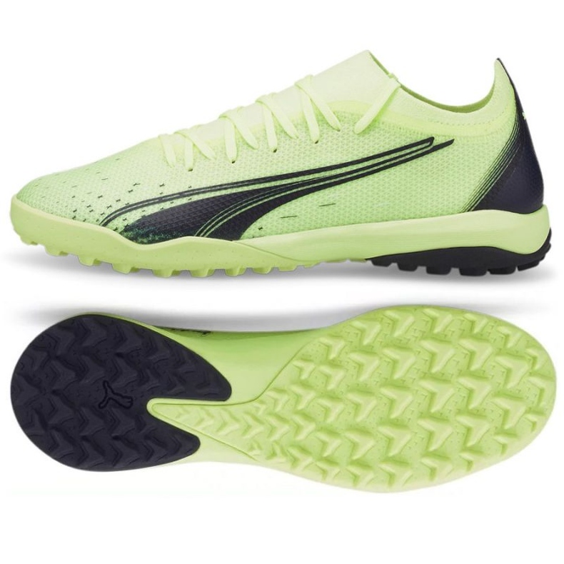Puma Ultra Match Tt 106903 01 futballcipő sárga zöld