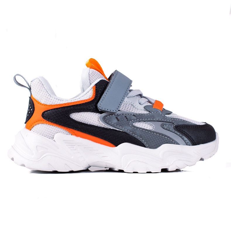 Shelovet fiú tornacipő vastag szürke platformon sokszínű