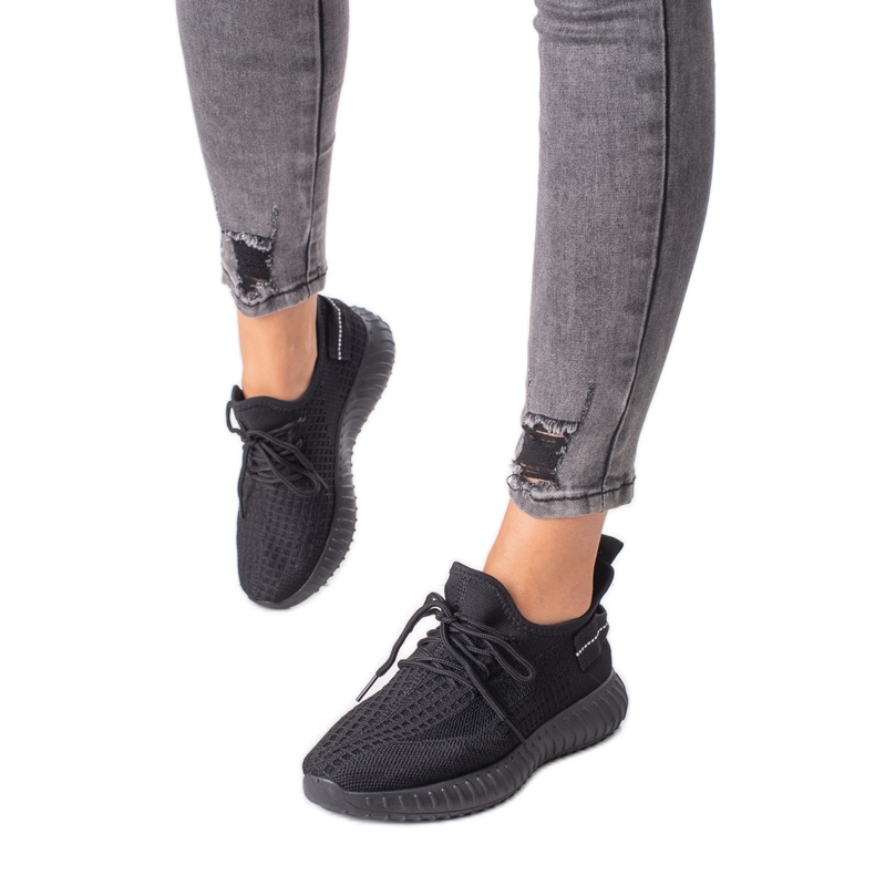 Női Shelovet fekete tornacipő