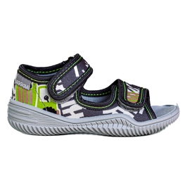 Fiú papucs Viggami Ignaś druk szürke Fiú papucs Viggami Ignaś druk szürke