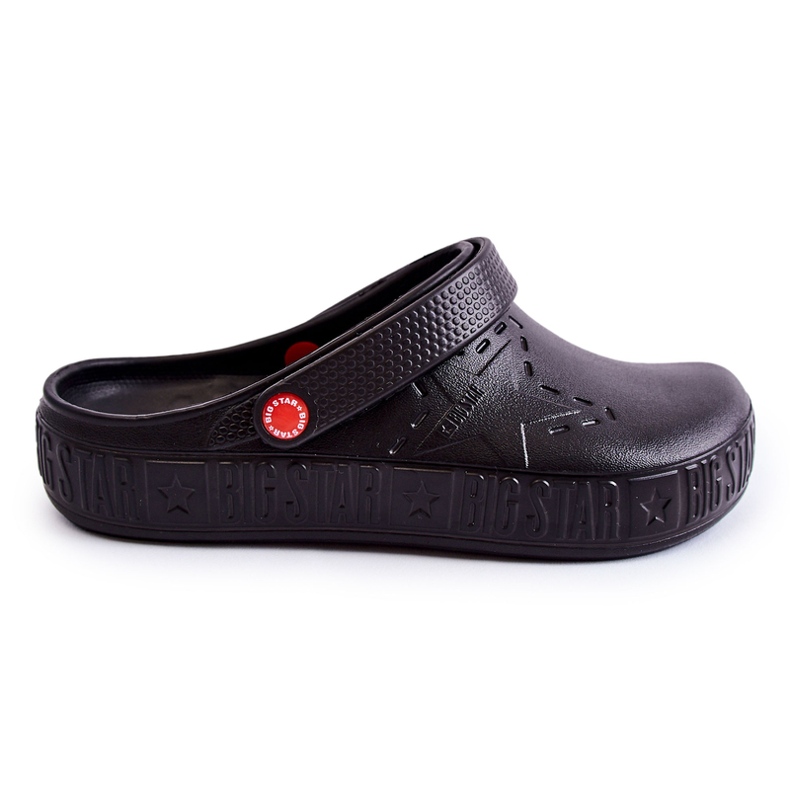 Férfi könnyű papucs Kroks Big Star II175001 fekete Férfi könnyű papucs Kroks Big Star II175001 fekete