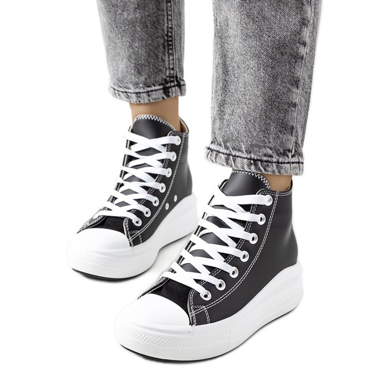 PA1 Fekete Copples boka tornacipő