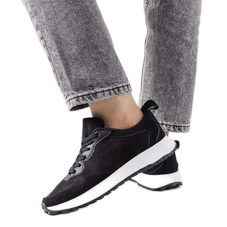 Fekete női Buoro tornacipő Fekete női Buoro tornacipő