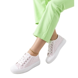 Chelms fehér és rózsaszín tornacipő Chelms fehér és rózsaszín tornacipő