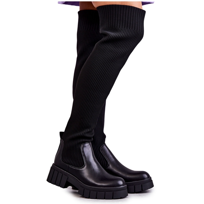 PS1 Női magas csizma dolgozó fekete Austin PS1 Női magas csizma dolgozó fekete Austin